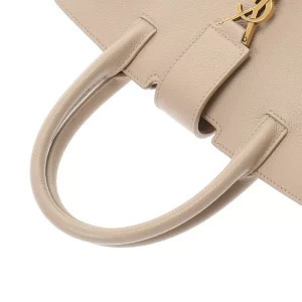 Saint Laurent Downtown Baby Beige Grain Leather Handbag - Picture 3 of 9